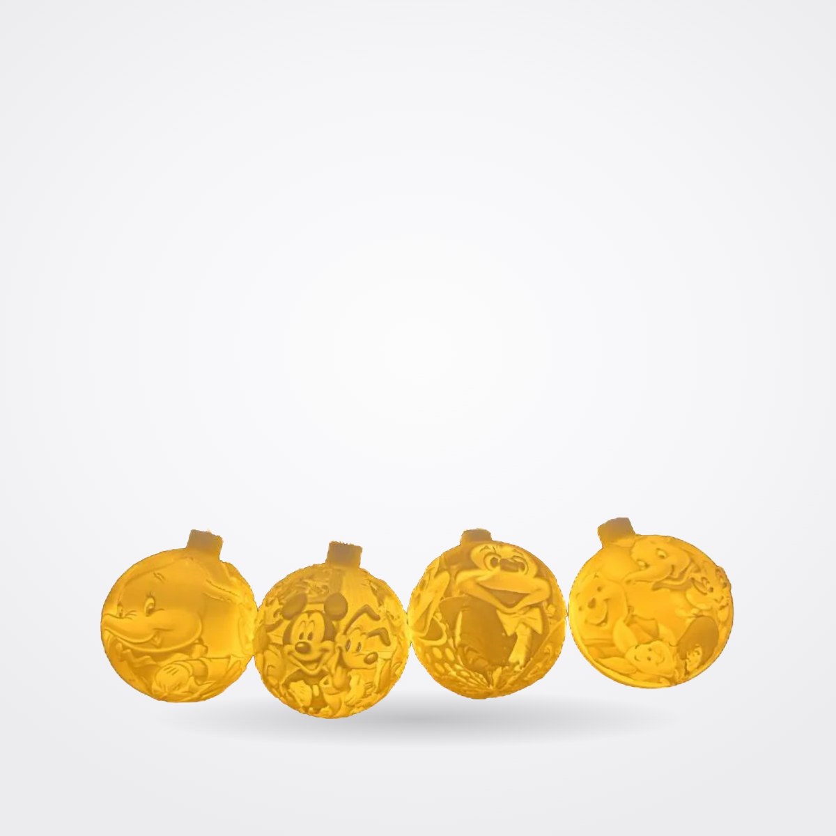 lithophene decor lights, Matte White