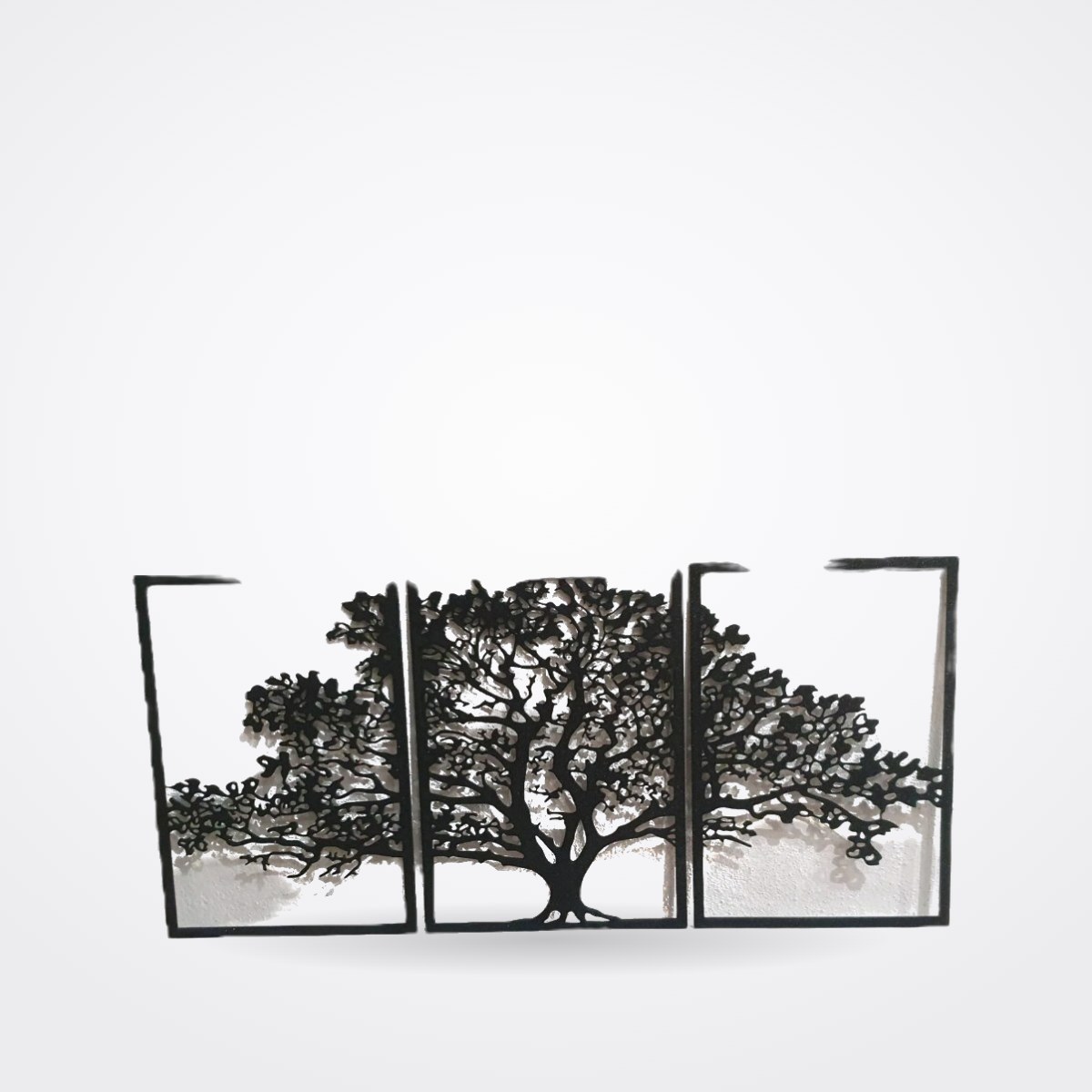 Tree wall art, Matte Black